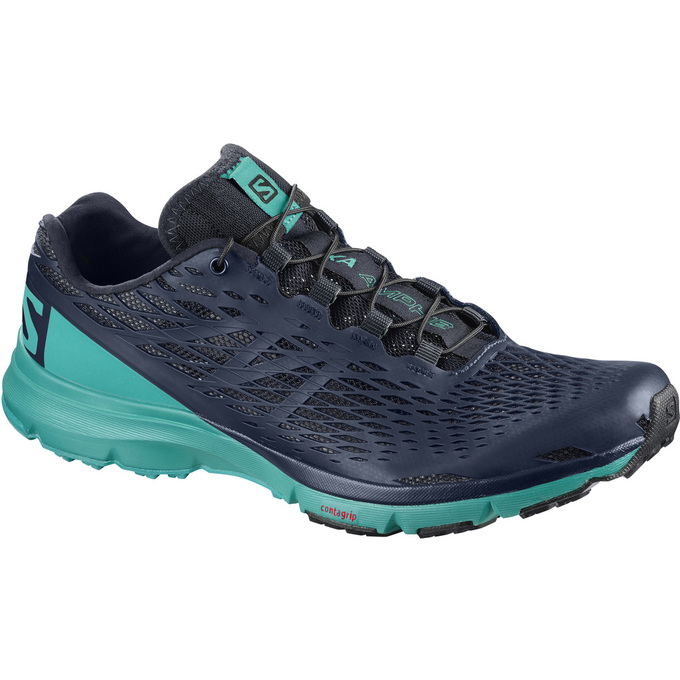 Salomon XA AMPHIB W Zapatillas De Running Mujer - Turquesa / Azul Marino - Colombia (03576-DLTZ)